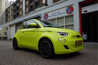 Fiat 500 La Prima | Ultra Luxe | Leer | Panorama | Adaptive cruise + Lane | Apple Carplay | 17inck Sportvelgen | Full LED | Acid Yellow