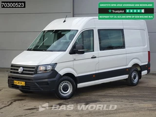 Volkswagen Crafter 102pk Dubbel Cabine L3H3 Trekhaak Navi Airco Parkeersensoren Euro6 L2H2 DC Doka Mixto Trekhaak