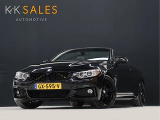 BMW 4 Serie Cabrio 420i High Executive M Sport [NEKVERWARMING, MEMORY SEATS, PDC V+A, CRUISE CONTROL, FLIPPERS, BLUETOOTH TELEFOON, STOELVERWARMING, AUTOMATISCHE AIRCO, NAVIGATIE,