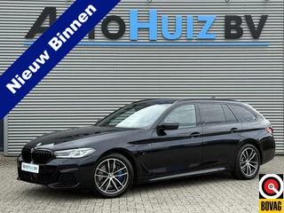 BMW 5 Serie Touring 530e M Sport Touring Trekhaak Head-Up Display LED ACC Harman-Kardon Lederen interieur Carplay