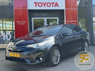Hoofdafbeelding Toyota Avensis Toyota Avensis 1.8 VVT-i EXECUTIVE BUSINESS PREMIUM LEDEREN BEKLEDING AFN-TREKHAAK PARKEERSENSOREN