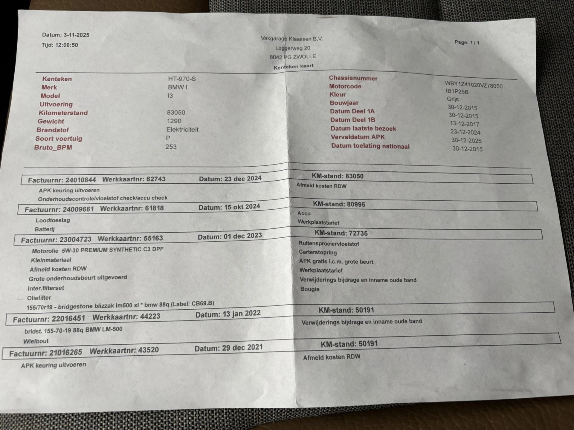 Hoofdafbeelding BMW i3