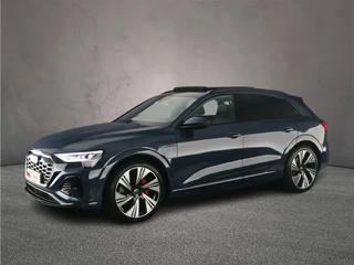 Hoofdafbeelding Audi Q8 e-tron Audi Q8 e-tron 55 quattro S Edition 115 kWh | Trekhaak | Tour | Pano | Memory | Rolgordijnen | Ambient Lighting | Carplay | ACC |