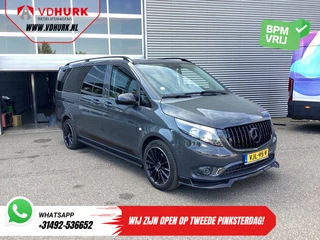 Mercedes-Benz Vito 116 CDI Aut. DC Dubbel Cabine Leder/ Stoelverw./ 19” LMV/ Glaslook/ Camera/ Navi/ PDC/ Trekhaak/ Cruise