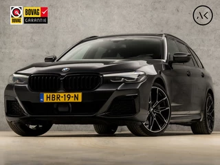 BMW 5 Serie Touring 530i xDrive M Sport 245Pk Automaat (PANORAMADAK, APPLE CARPLAY, LUCHTVERING, GROOT NAVI, 360 CAMERA, MEMORY SEATS, LEDER, SFEERVERLICHTING, ADAPTIVE CRUISE, HEAD-UP DISPLAY, TREKHAAK, NIEUWSTAAT)