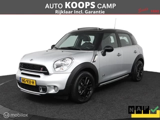 Mini Countryman 1.6 Cooper S ALL4 Pepper Automaat 140Kw/191Pk | Pano-dak | Clima | Cruise | Navi | Zwart-leder | Stoelverw.| Trekhaak | NL Auto | DEALER-STAAT