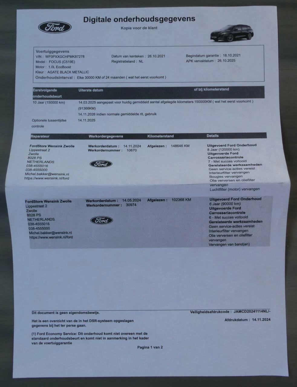 Hoofdafbeelding Ford Focus