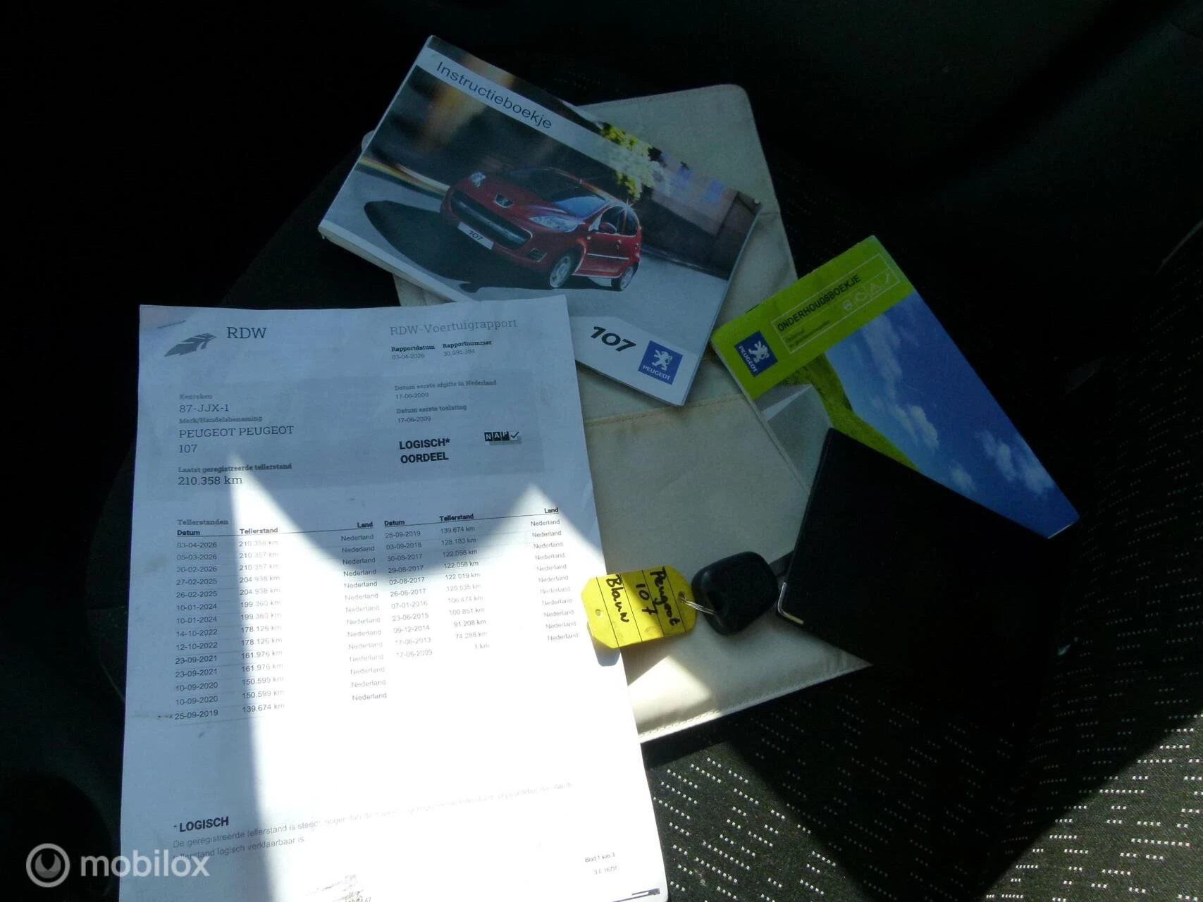 Hoofdafbeelding Peugeot 107