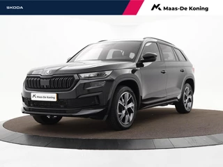 Skoda Kodiaq 1.5 TSI 150pk DSG Sportline Business · Camera · Inklap. Trekhaak · Matrix LED · Elek. Stoel + Geheugen · Apple/Android Car Play · Keyless · Garantie t/m 22-02-2028 of 100.000km
