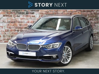 BMW 3 Serie Touring 318i High Executive Luxury Line Automaat / Navigatie Professional / Parkeersensoren / Leder / Cruise Control / Stoelverwarming / Climate Control / Sportstoelen / Lichtpakket / Bluetooth / Zonneschermen / 18 Inch