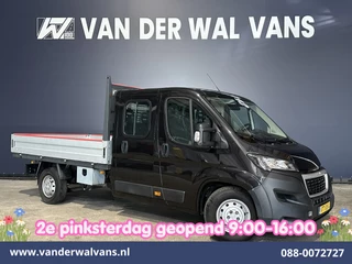 Peugeot Boxer 2.2 Blue HDi 140pk Pick-up 7 Persoons Dubbele cabine open laadbak Euro6 Airco | 7-Zits | 3000kg trekvermogen / 1253kg laadvermogen