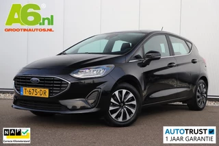 Ford Fiesta 1.0 EcoBoost Hybrid Titanium Navigatie LED Carplay Android Climate Cruise Control Rijstrooksensor
