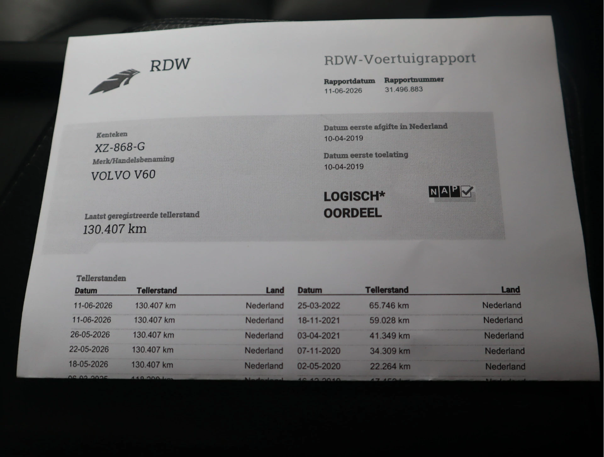 Hoofdafbeelding Volvo V60