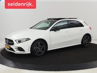 Mercedes-Benz A-klasse 250e AMG | Panoramadak | Stoelverwarming |  Carplay | Leder/Alcantara | Camera | Sfeerverlichting | Navigatie | Park Assist | Climate control | PHEV | Plug In