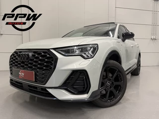 Audi Q3 Sportback 45 TFSI e S-Line 19"BLACK-RS/PANO/B&O/TREKHAAK/SOH 97%/VOL-LEER/MATRIX/MEMORY/SFEER/ACC/KEYLESS/ALCANTARA-INTERIEURDELEN/PRIVACY/BLACK-OPTIC/TAUSILBER/VOLLEDIG AUDI DEALER HISTORIE