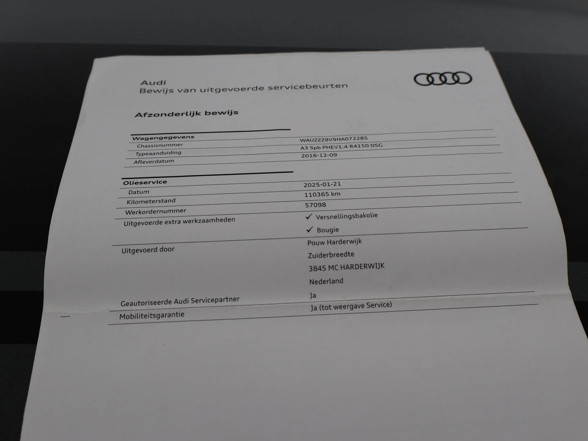 Hoofdafbeelding Audi A3