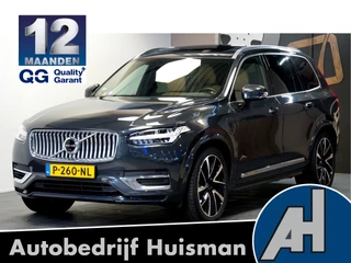 Volvo XC90 2.0 T8 Long Range AWD 335kW/455pk Aut8 Recharge Inscription 7P LUCHTVERING + PANORAMADAK + HARMAN/KARDON + STOELVERWARMING-&VENTILATIE + PILOT ASSIST + ADAPT.CRUISE + 360 CAMERA + LANE ASSIST + NAVI + BLIS + EL.TREKHAAK + PARKSENSOREN + 21" LM-VELGEN!!