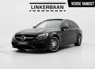 Mercedes C-klasse Estate AMG C63 V8 Biturbo | Panodak | Burmester | Rijassistentie Plus | 19 inch |