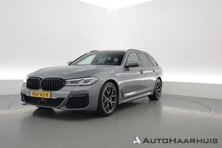 BMW 5 Serie Touring 530d xDrive M Sport | Dig. Cockpit | Shadow Line | Elek. Trek. | HarmanKardon | Leder | Adapt. Cruise | Nav+CarPlay | 360*+PDC | Elek. Klep | Stoelverw. | Sfeerverlichting | LED  V