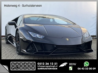 Hoofdafbeelding Lamborghini Huracán Lamborghini Huracán 5.2 EVO V10 640 CV AWD 4 Wheel steering Ceramic Dealer serviced