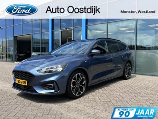 Ford Focus Wagon 1.0 EcoBoost ST Line 125PK Adaptieve Cruise Winterpack Camera B&O Navi Climate Keyless Full-LED Privacy Glass 18'' Inch Velgen *Dealer Onderhouden*