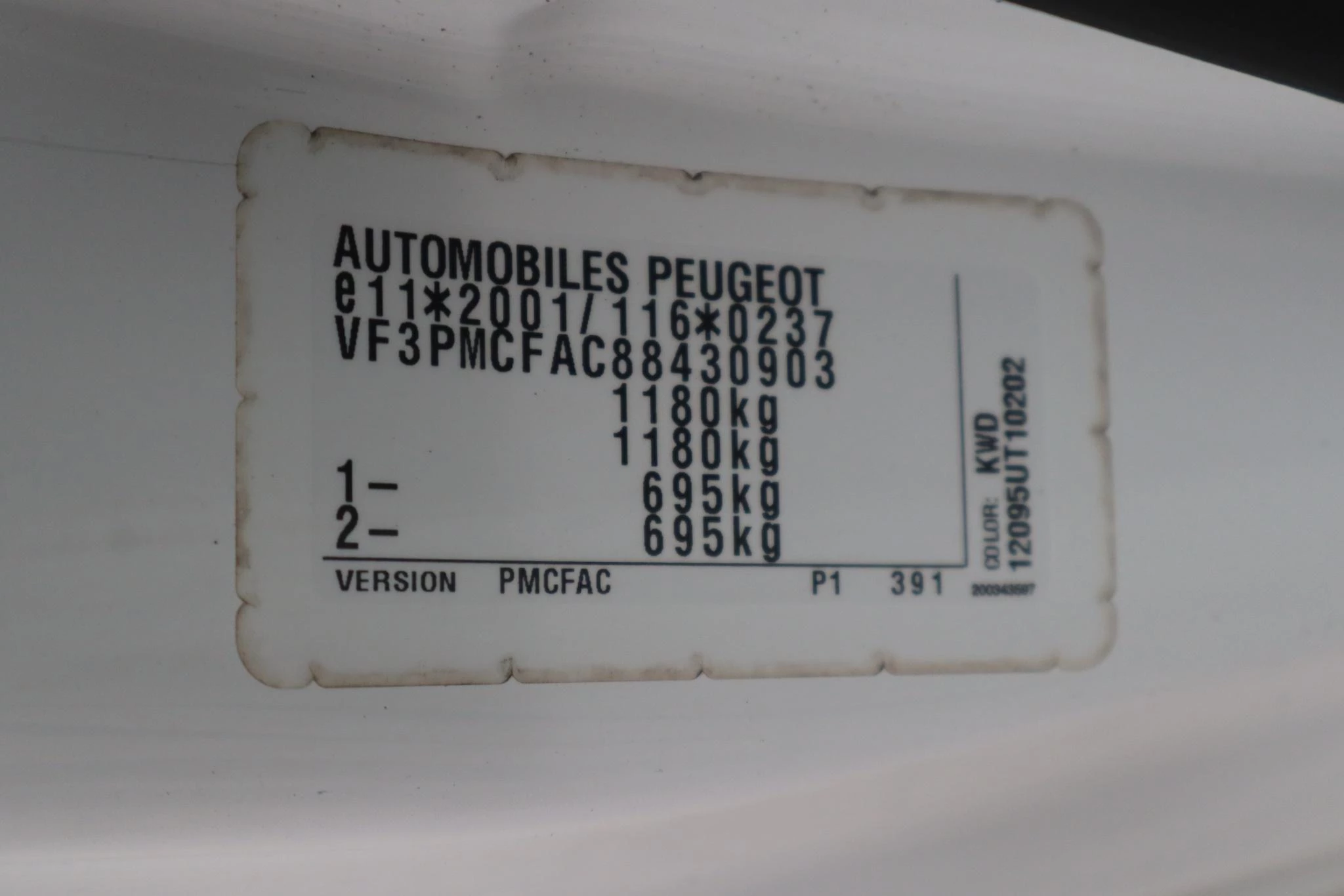 Hoofdafbeelding Peugeot 107