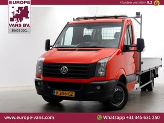 Volkswagen Crafter 50 2.0 TDI 163pk E6 Open Laadbak + Palfinger PC1500 Kraan Trekhaak 3500kg 06-2017