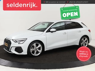 Audi A3 30 TFSI S edition | Carplay | Full LED |  Virtual Cockpit | Sportstoelen | Half leder | Getint glas | Climate control | Cruise control