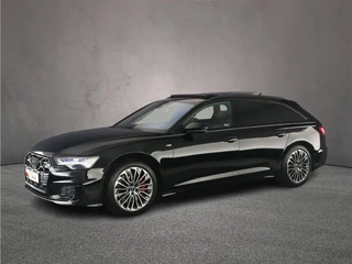 Audi A6 Avant 55 TFSI e quattro S Edition | 360Cam | Head Up | Adaptieve vering | Trekhaak | Headup | HD Matrix | Memory | Softclose | Stuurverwarming |