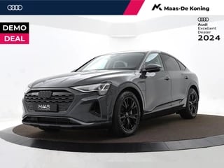 Hoofdafbeelding Audi Q8 Sportback e-tron Audi Q8 Sportback e-tron 50 quattro Edition 340pk · Maas-De Koning Black-edition · Achteruitrijcamera · Leder bekleding · Privacy glas·