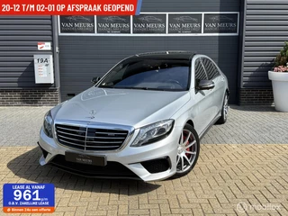 Mercedes S-klasse AMG 63 4Matic Lang, vol optie's, 4d burmester, massage...