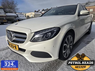 Mercedes C350e | Diamantwit | Distronic+ | 360° | Luchtvering