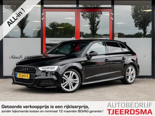 Hoofdafbeelding Audi A3 Audi A3 Sportback 1.0 TFSI Sport S Line Edition | 3x S-Line | Navigatie | Parkeersensoren | Climate Control | Cruise Control | FACELIFT | Half Leder | Black Optic | Origineel Nederlands | Origineel Nederlands | LED Koplampen |
