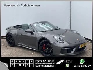 Porsche 911 Cabrio 3.0 Carrera 4 S Sportchrono+ 14-weg orig.NL Agaatgrijs perfecte configuratie