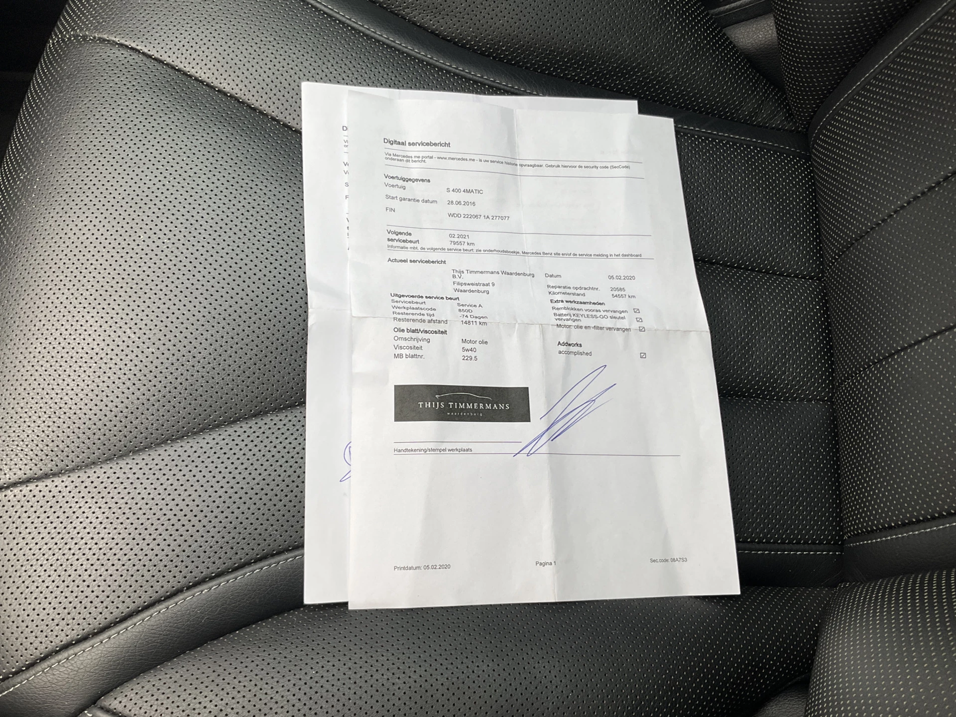 Hoofdafbeelding Mercedes-Benz S-Klasse