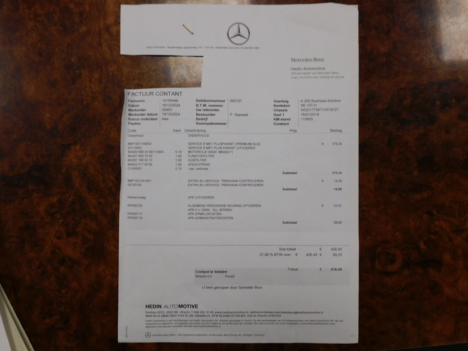 Hoofdafbeelding Mercedes-Benz A-Klasse