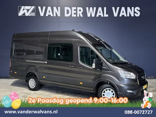 Ford Transit 2.0 TDCI 185pk L4H3 Dubbele Cabine Euro6 Airco | 6-Zits | Camera | Cruisecontrol Parkeersensoren, 2800kg trekvermogen