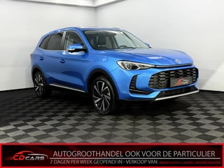 Hoofdafbeelding MG ZS MG ZS MG Hybrid+ 1.5 Hybrid+ Luxury Leder, 360 Camera, Navi, Keyless start, Apple carplay, Cruise control, Verstelbare stoelen, 6 jaar garantie