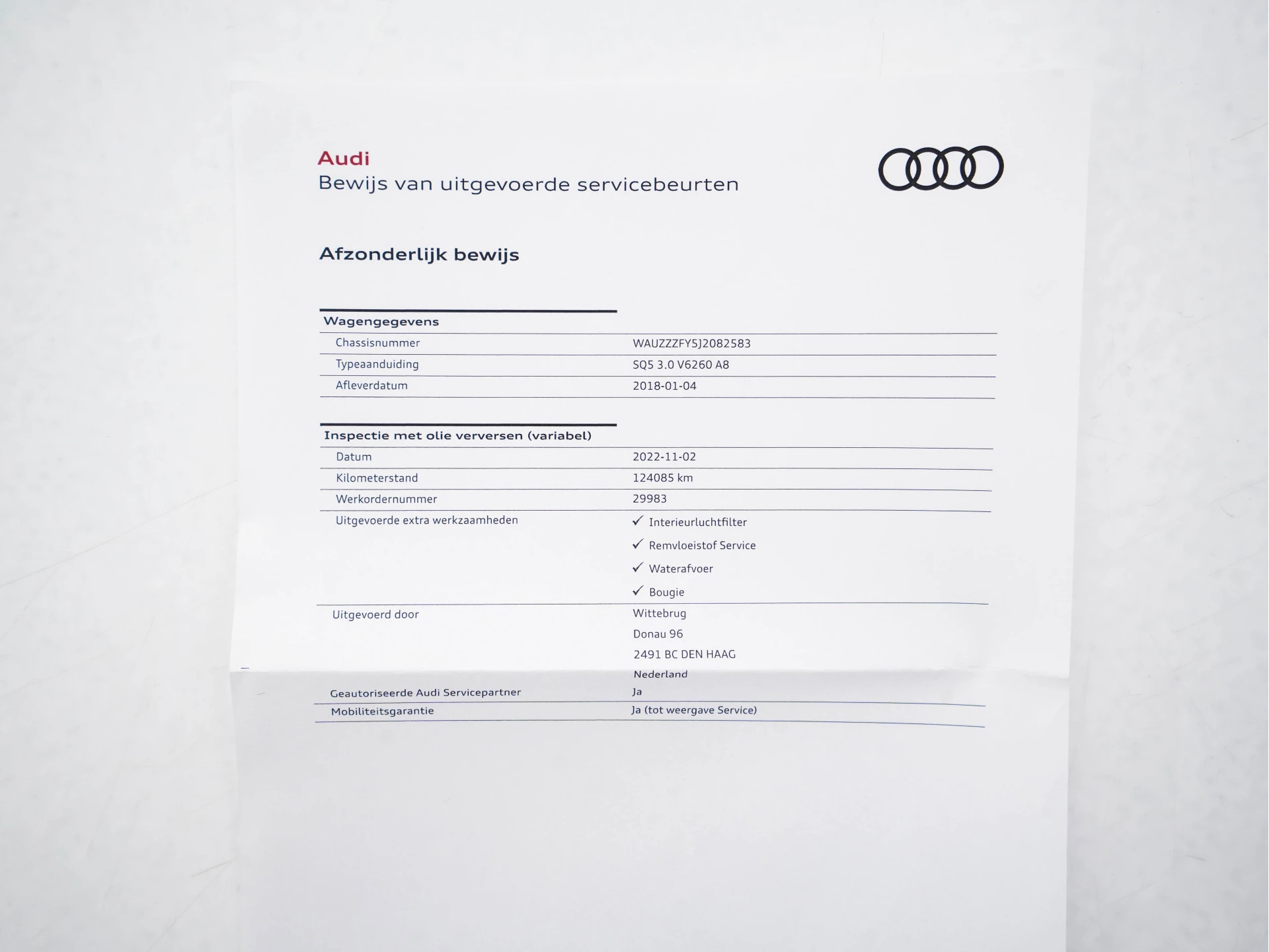 Hoofdafbeelding Audi SQ5