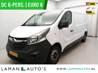 Hoofdafbeelding Opel Vivaro Opel Vivaro 1.6 CDTI BiTurbo 125 pk L2H1 DC 6-pers. Edition | Dubbele Cabine Euro 6 Airco Navi Cruise Trekhaak Lengte 2 | Voorschoten