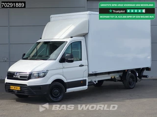 MAN TGE 3.140 Laadklep Automaat Bakwagen Airco Cruise Camera Euro6 Meubelbak Koffer 20m3 Airco Cruise control