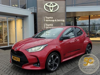 Toyota Yaris 1.5 HYBRID 130 EXECUTIVE BLIND-SPOT HALF-LEDER STOEL/STUURVERW PARK-SENSOREN 17''LM-VELGEN KEYLESS