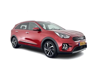 Kia Niro 1.6 GDi PHEV DynamicPlusLine (INCL-BTW) Aut. *NAVI-FULLMAP | KEYLESS | ADAPTIVE-CRUISE | 1/2-LEATHER | CAMERA | ECC | PDC | LANE-ASSIST | COMFORT-SEATS  | SHIFT-PADDLES | TOWBAR | 18"ALU*