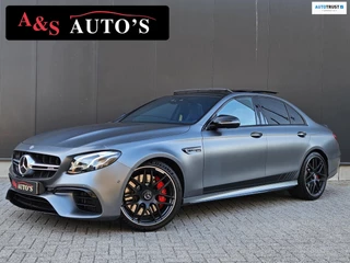 Mercedes-Benz E-klasse AMG 63 S 4MATIC Edition 1 Kuipstoelen Panodak 360 Solfclose HUD Burmester Verkoelde stoelen Standkachel