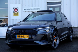 Audi e-tron S 503PK quattro 95 kWh*Excl. BTW*Perfect Onderh.*1ste Eig.*Luchtvering/Panodak/Valcona/B&O/Matrix LED/ACC/Black Pack/Dubbel Glas/Stoelverw./Stuurverw./Sfeer/Dyn.Rijs.Ass./360Camera/22 inch LM/VOL*