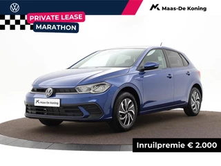 Volkswagen Polo Life Edition 1.0 TSI 95 pk 5 versn. Hand · Airconditioning automatisch, 2-zone (climatronic) · Regensensor ·