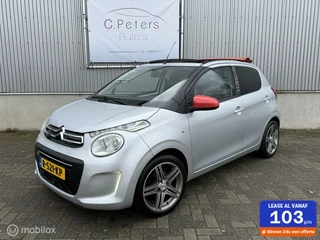 Citroen C1 1.2 82pk PureTech Airscape Shine 12-2015 / Cabrio / Bluetooth / Airco / Parkeersensor / Vouwdak / 2e eigenaar NAP