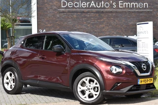 Hoofdafbeelding Nissan Juke Nissan Juke 1.0 DIG-T N-ECC LMV NAVI TREKHAAK