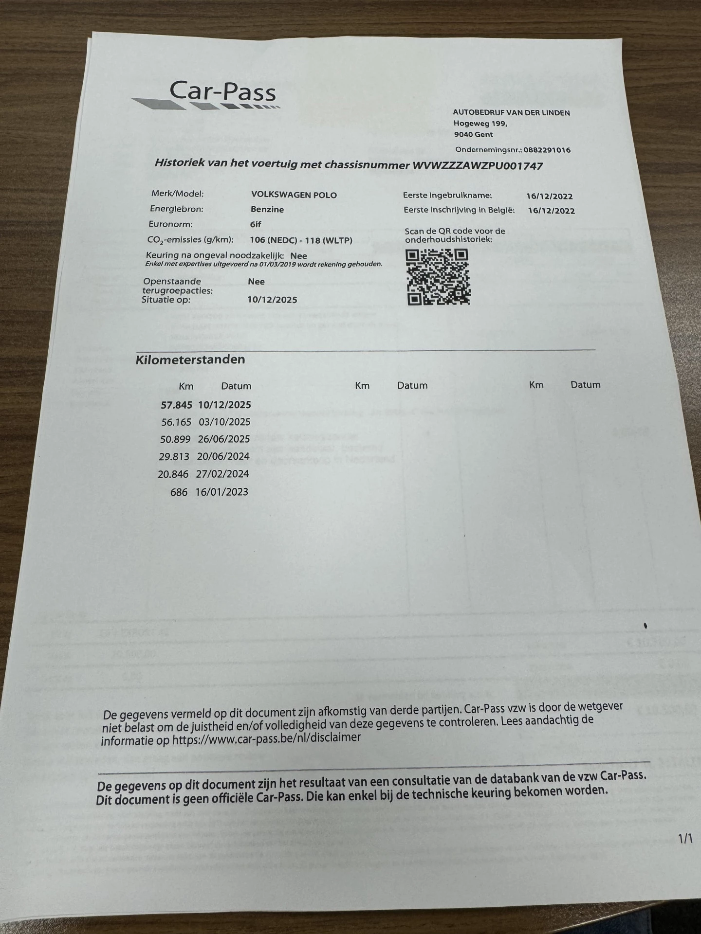 Hoofdafbeelding Volkswagen Polo