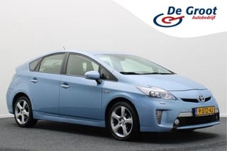 Toyota Prius 1.8 Plug-in Aspiration Automaat Keyless, Leer, Camera, Cruise, Navigatie, LED, Stoelverwarming, PDC, 17''